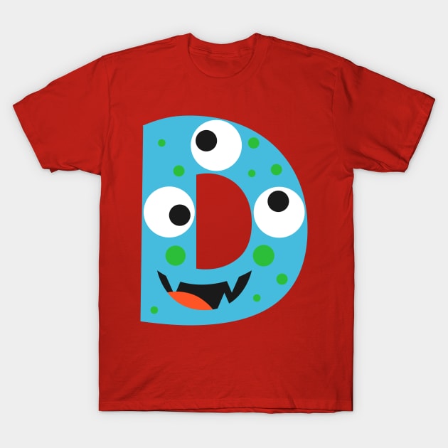 D letter T-Shirt by Mako Design 